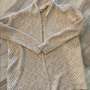 CAT & JACK CREAM CARDIGAN SWEATER GIRLS 10/12